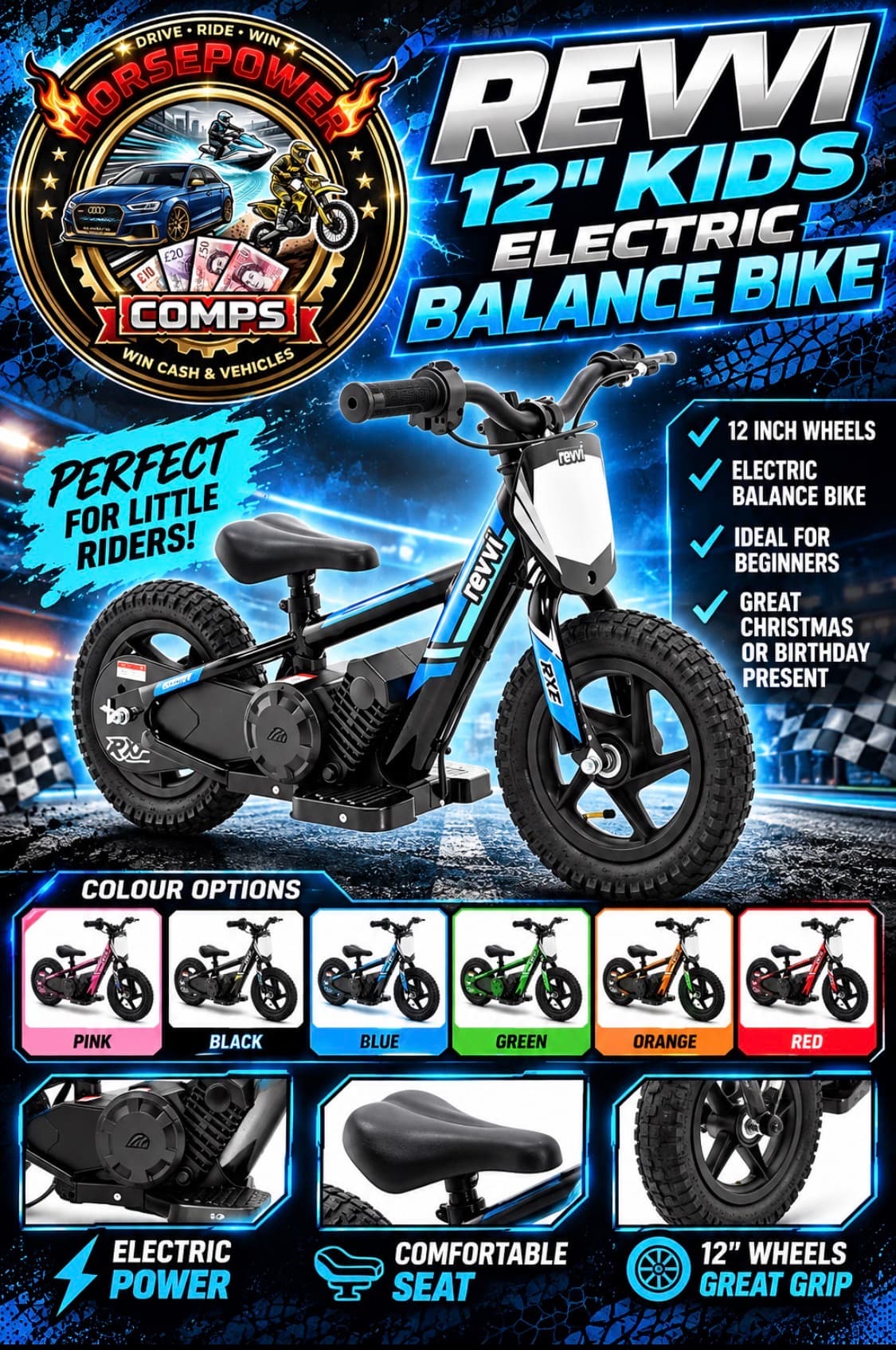 Kids Revvi balance bike